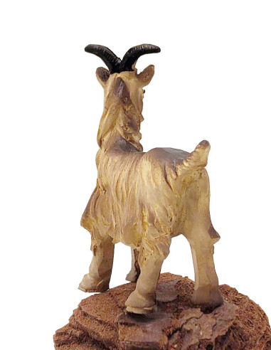 Caprone di montagna - statuina animale in resina - 4 cm