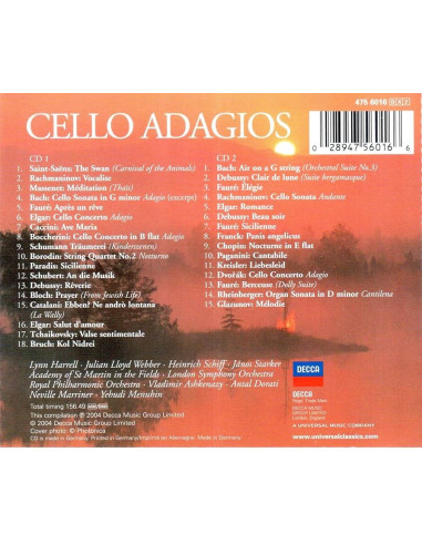 Cello Adagios - CD