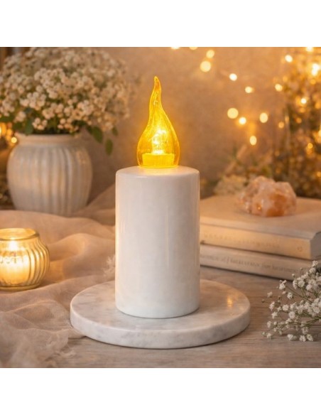 Battery LED Candle Flickering Flame 109mm | Universal Refill 1200h