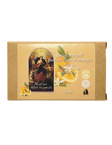 Savon Artisanal à Marie qui défait les noeuds au parfum de fleur d'oranger