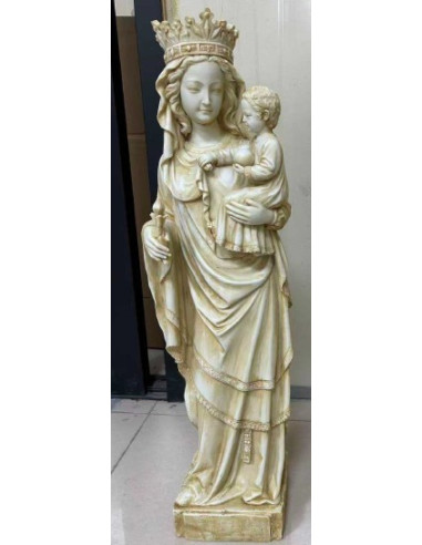 Our Lady of Paris Statue 50 cm – Handcrafted Resin Religious Statue