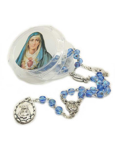 Rosary of 7 pains blue