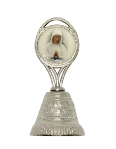 Clochette avec image double face de Notre Dame de Banneux