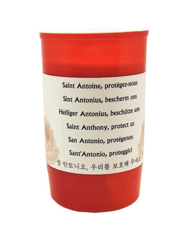 Candele a Sant'Antonio combustione per 2 giorni e mezzo