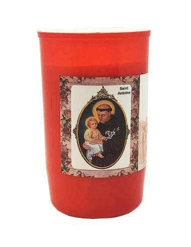 Öl-Grablicht – Heiliger Antonius (Brenndauer 2,5 Tage)