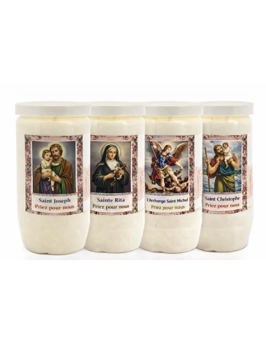 Vela votiva personalizada aceite – 2,5 días | Texto y foto