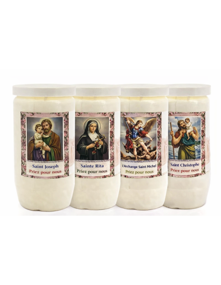 Vela votiva personalizada aceite – 2,5 días | Texto y foto