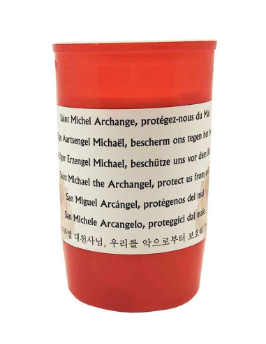 Kaarslicht bij de heilige Michaël verbranding 2 en een halve dag