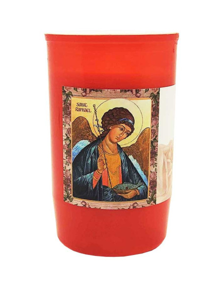Candela votiva a olio – San Raffaele (durata 2,5 giorni)