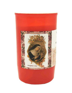 Öl-Grablicht – Heilige Rita (Brenndauer 2,5 Tage)