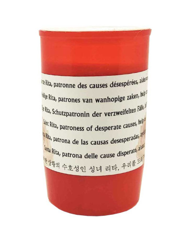 Candlelight at Saint Rita's burning 2 and a half days