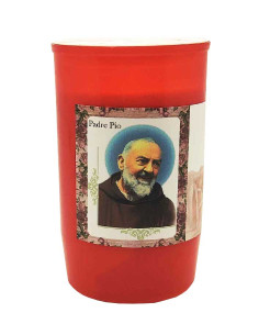 Bougie votive à l’huile – Padre Pio (combustion 2 jours et demi)