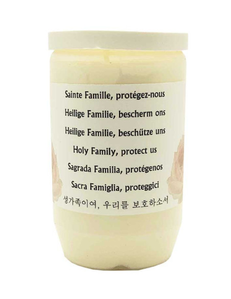 Holy Family Oil Candle – 2.5 Days | Religious Prayer Candle
