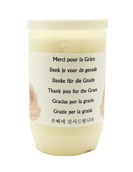 Candela Grazie per una Grazia a olio – 2,5 giorni | Candela religiosa