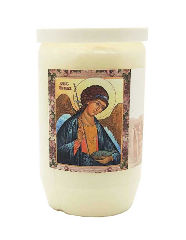 Oil Prayer Candle – Saint Raphael (Burning time 2.5 days)