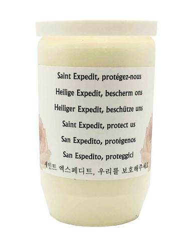 Bougie à saint Expédit combustion 2 jours et demi