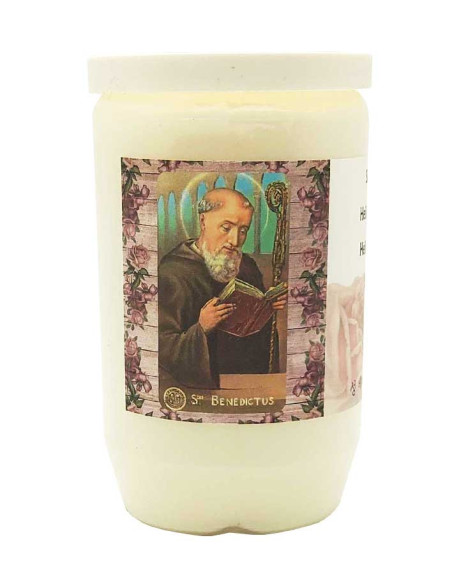 Vela votiva de aceite – San Benito (duración 2,5 días)