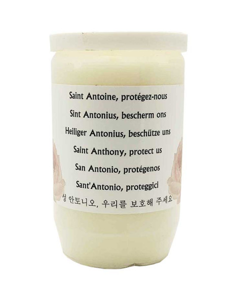 Candele a Sant'Antonio combustione per 2 giorni e mezzo