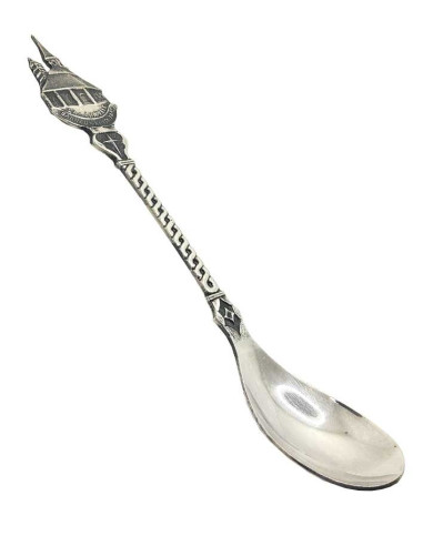 Cuillère souvenir de Banneux 12 cm | Chapelle et croix
