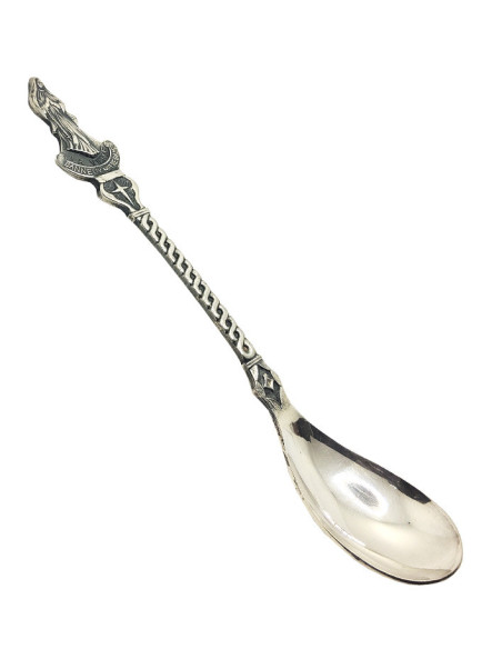 Souvenirlepel Maagd der Armen van Banneux met kruis – 12 cm