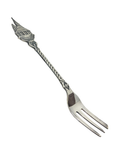 Fourchette souvenir Banneux | Chapelle et croix, 12 cm