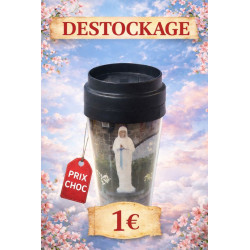 Mug Apparition de Banneux avec couvercle – 18 cm