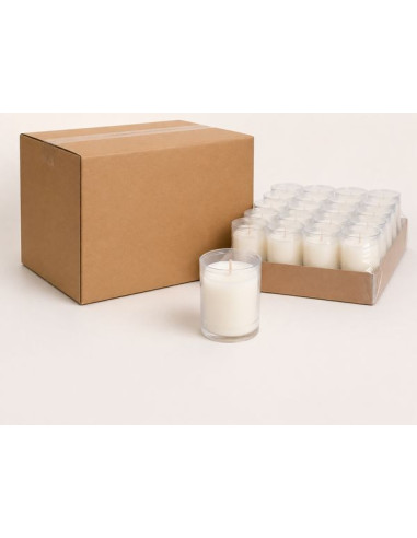 Velas blancas tipo tealight 20h – Pack de 192 calidad profesional