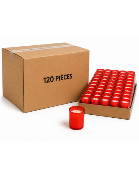 Lumini rossi 120 pezzi | Cartone conveniente – Qualità professionale