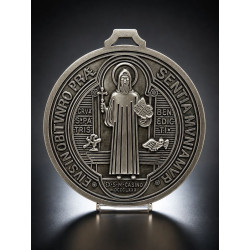 Gran Medalla Mural de San Benito &ndash; Protecci&oacute;n Espiritual para el Hogar &Oslash;13 cm