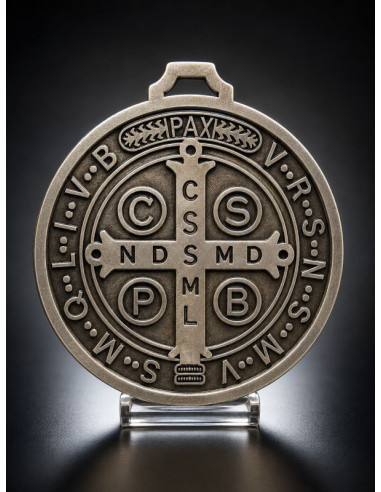 Large Saint Benedict Wall Medal 12.70 cm – Home Protection