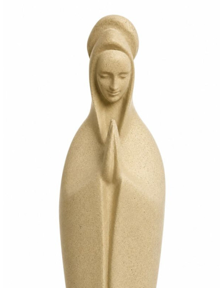 Praying Virgin Mary with Halo Statue 18 cm | Granite and Resin Outdoor Statue
