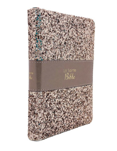 Bible Louis Segond 1910 Pailletée Violette – Paroles de Jésus en Rouge