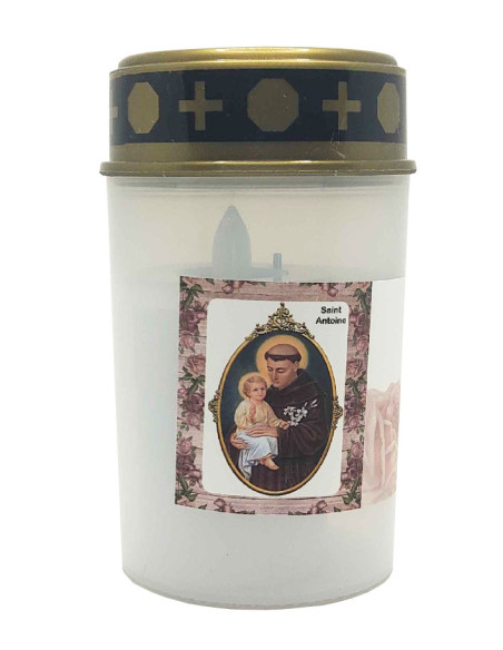 Sint Antonius LED kaars - Kerkhofkaars
