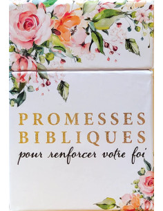Promesas Bíblicas – Caja de 50 tarjetas en francés