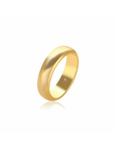 Goldfarbener Ehering im 24K-Goldton – Elegant, glatt und zeitlos