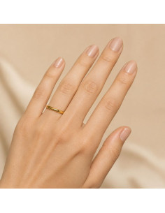 Anillo Chapado en Oro sobre Plata de Ley 925 – Elegancia Atemporal