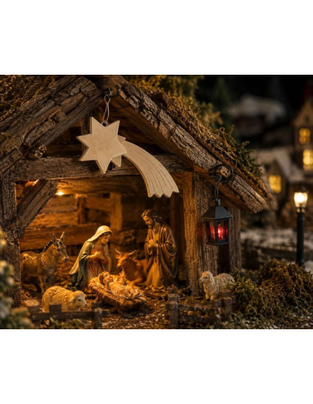 Kit Éclairage Crèche de Noël – Étoile Filante & Lanterne Lumineuses