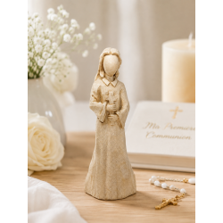 First Communion Girl Figurine – Belgian Craftsmanship – 12 cm