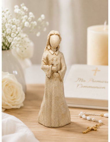Figura de Niña de Primera Comunión – Artesanía Belga – 12 cm