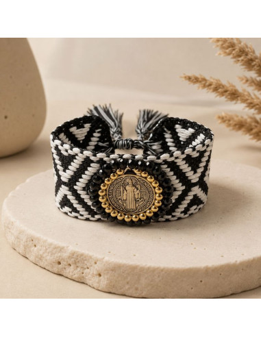 Bracciale San Benedetto Donna – Medaglia Argentata