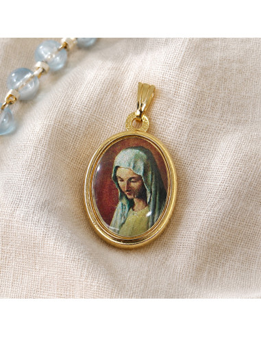 Virgin of Banneux Medal and apparition of Lourdes
