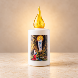 Battery LED Candle Flickering Flame 109mm | Universal Refill 1200h