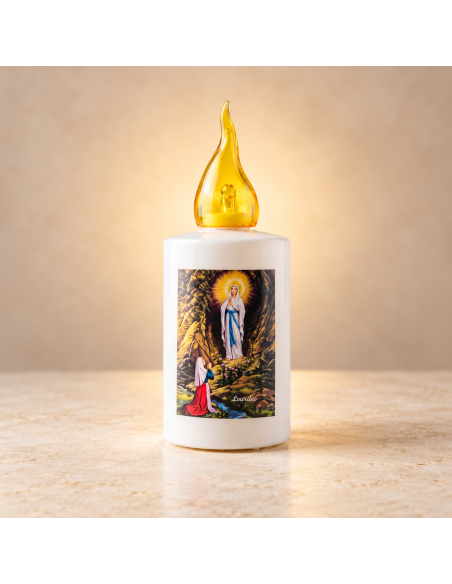 Battery LED Candle Flickering Flame 109mm | Universal Refill 1200h