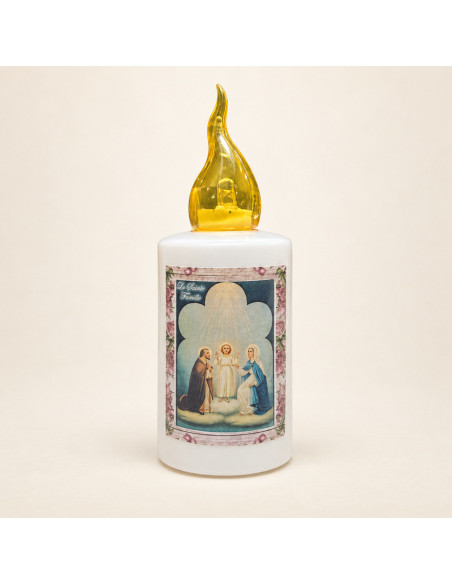 Holy Family LED Battery Candle – Up to 1,200 Hours