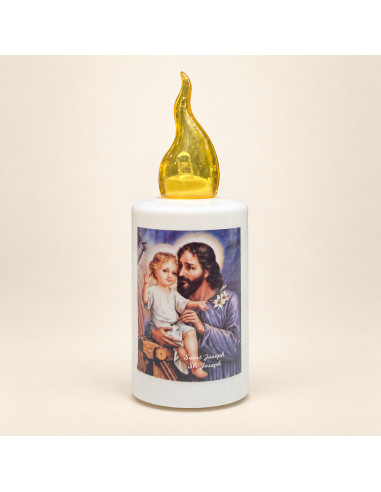 Candela LED San Giuseppe a batterie – 1200 h