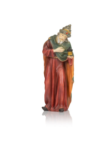 Weihnachtskrippe für außen – Kunstharz, 12-teilig, 40 cm