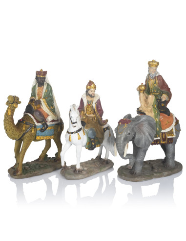 Crèche de Noël en résine 13 pièces – Jusqu’à 30 cm