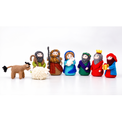 DIY knutselset kerststal van viltwol – Kerstfiguren