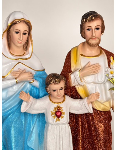 Heilige Familie Statue 65 cm – Kunstharz, handgefertigt