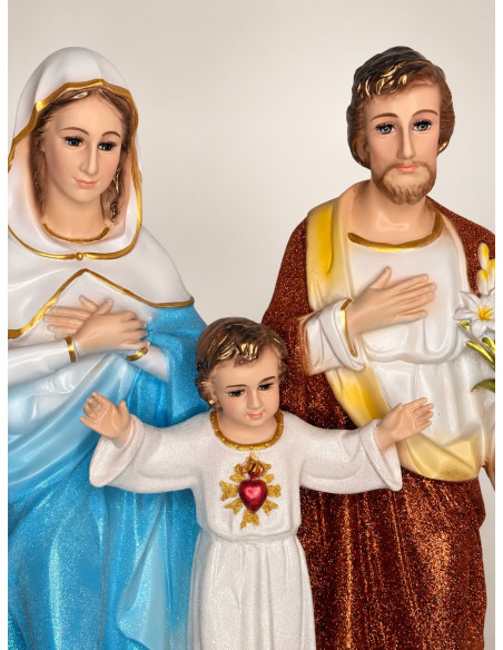 Heilige Familie Statue 65 cm – Kunstharz, handgefertigt